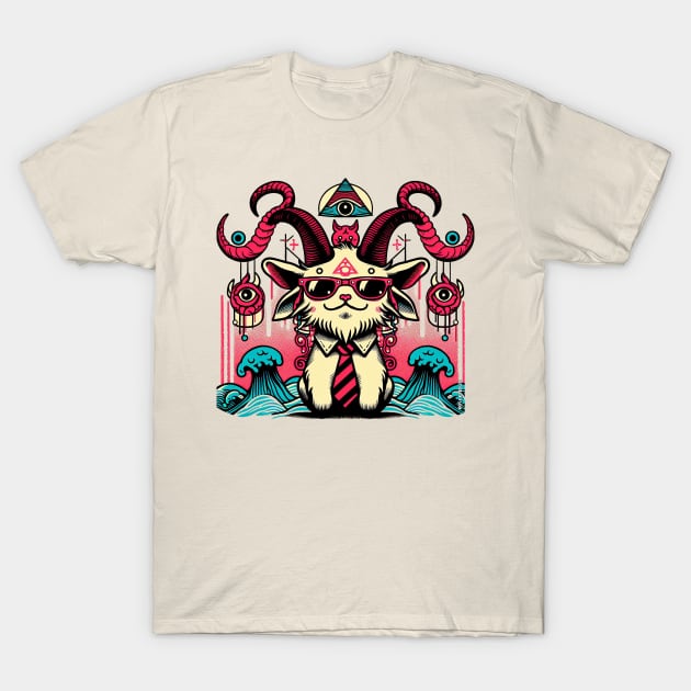 Goat Illuminati T-Shirt by Sketchy